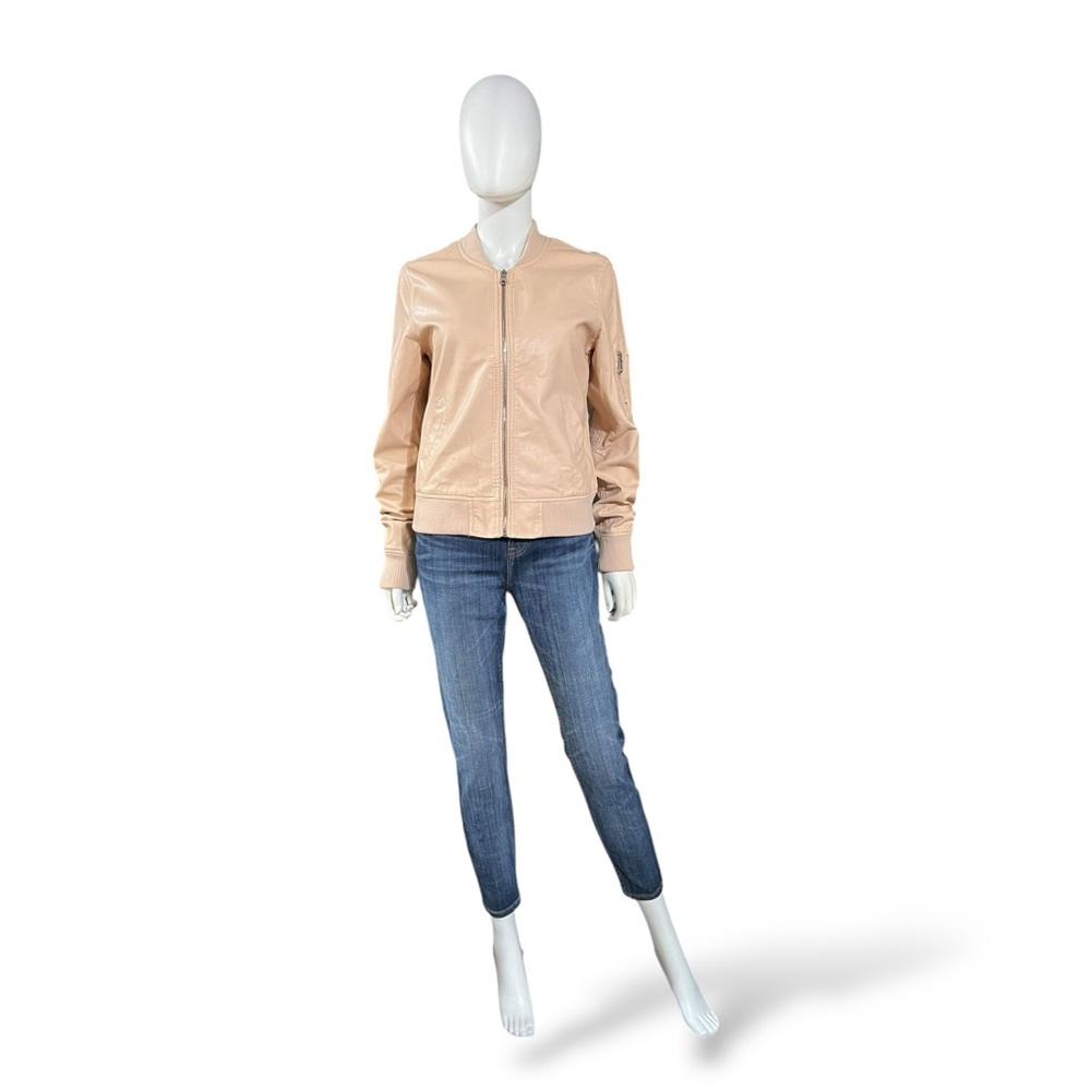 Ci Sono by Cavalini Blush Pink Bomber Jacket, Medium